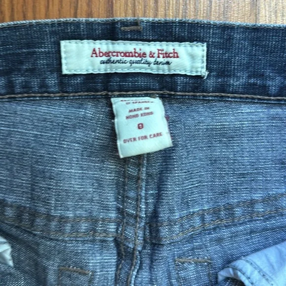 Y2K abercrombie & fitch a&f jeans size 0 - Picture 4 of 9